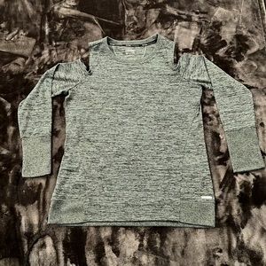 EUC Calvin Klein Cold Shoulder Stretchy Top